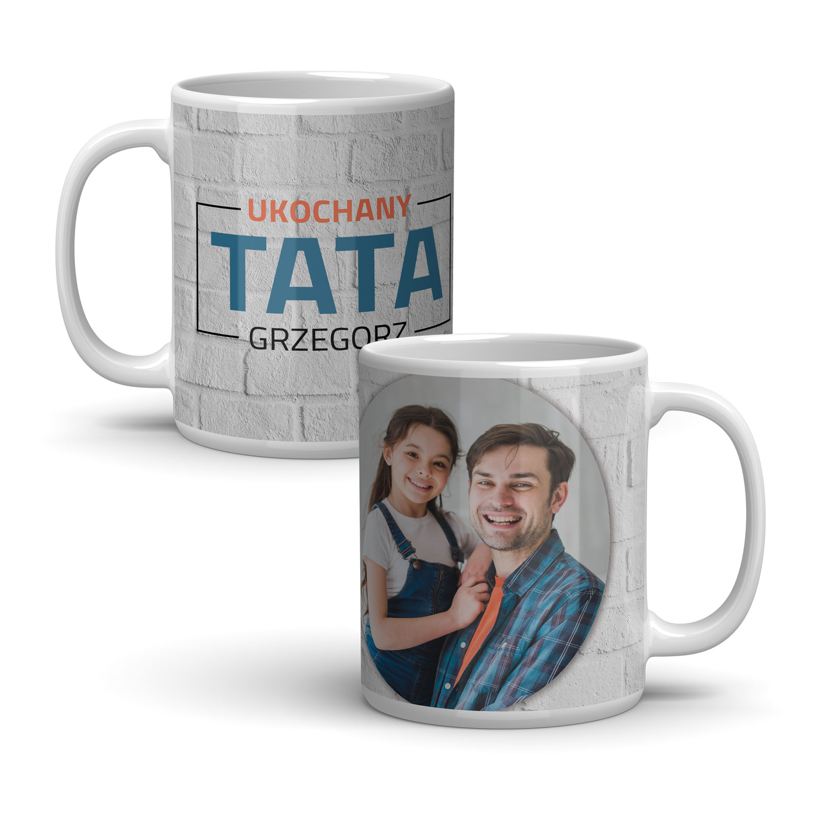 

Kubek Prezent na Dzień Taty, Ojca. Foto + imię