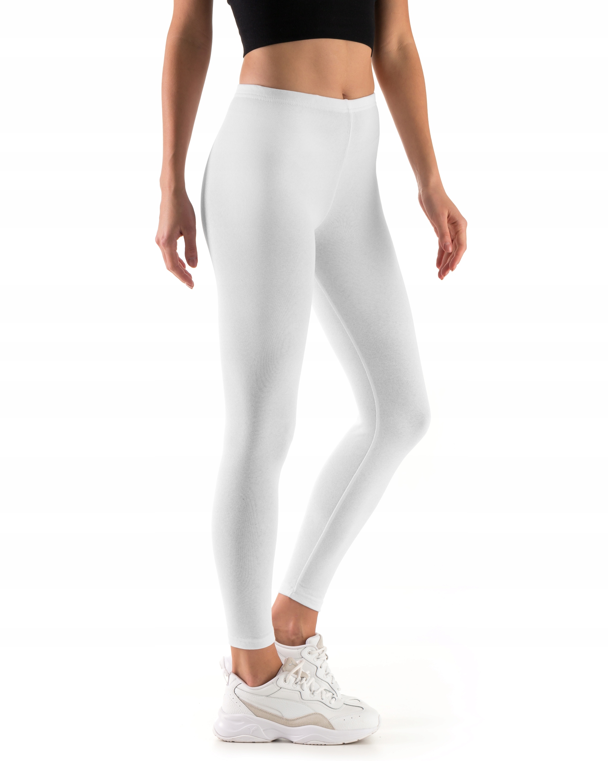 DAMSKIE OCIEPLANE LEGGINSY GETRY BAWEŁNIANE P28