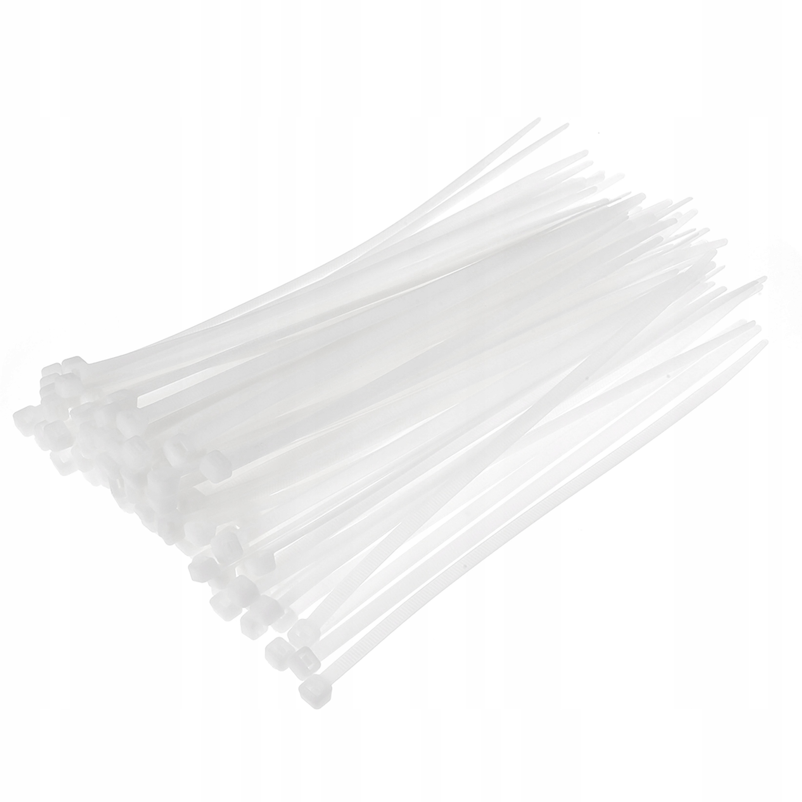 OPASKI ZACISKOWE 3.6X300mm 100 SZT. BIAŁE