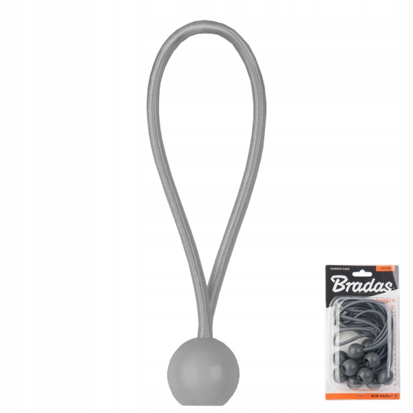 

Zestaw Guma Mocująca Z Kulką 10 Szt X 15CM Bradas