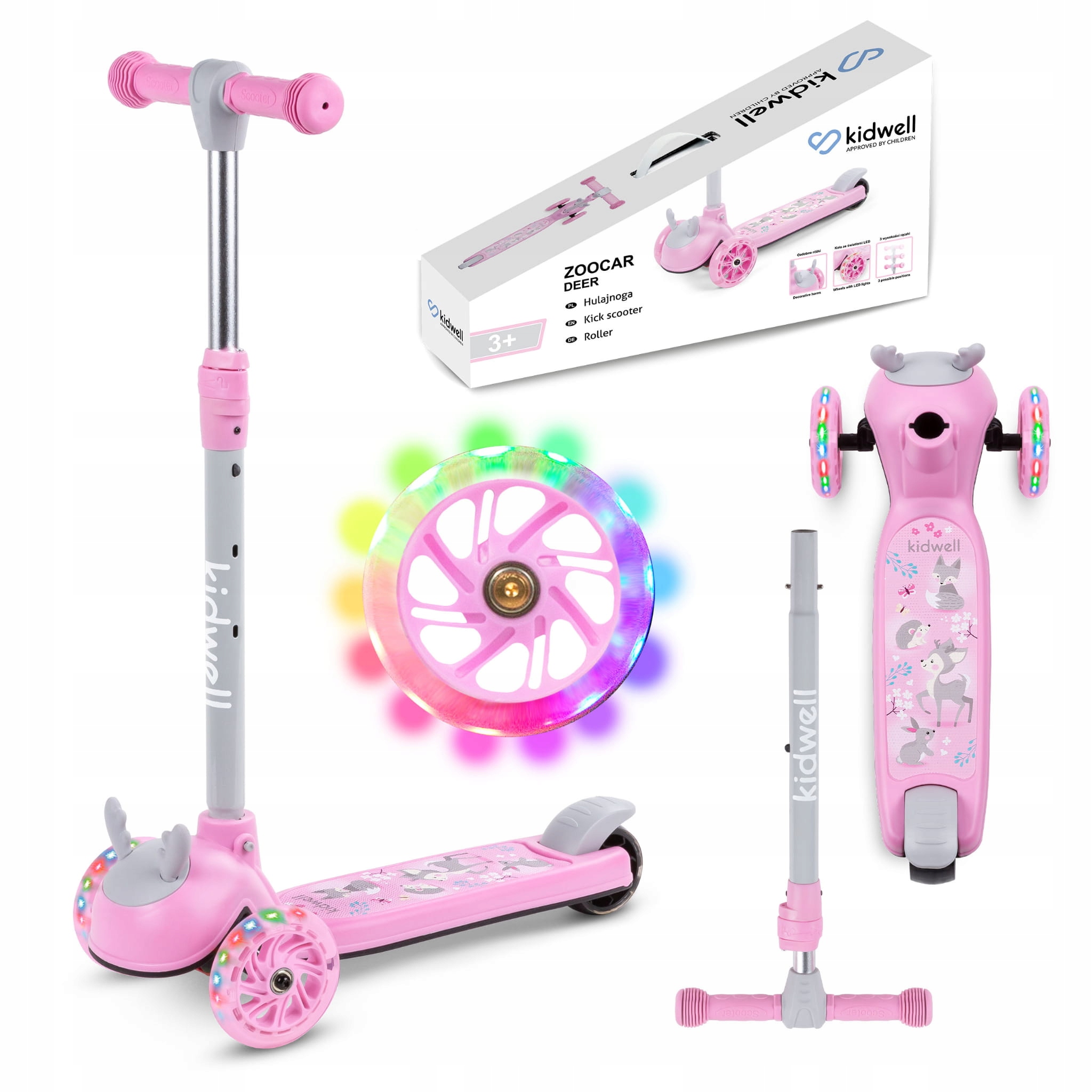 Hulajnoga balansowa Zoocar Deer, Kidwell