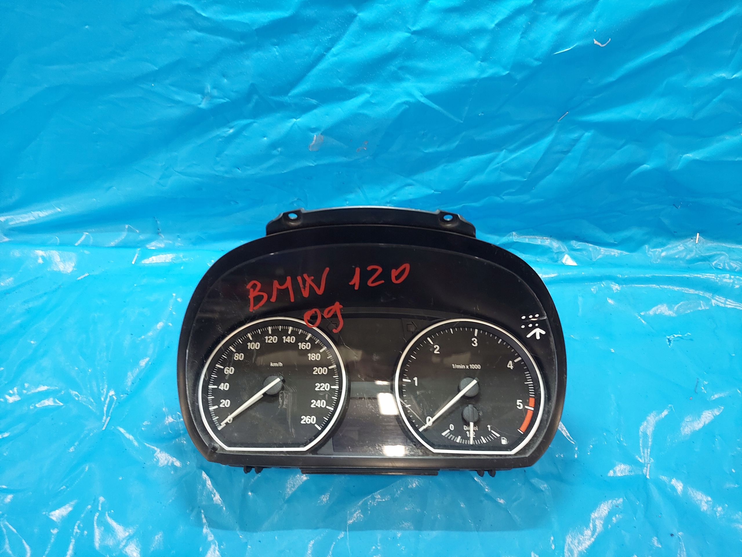 dials clock BMW E87 DIESEL 9166823-01