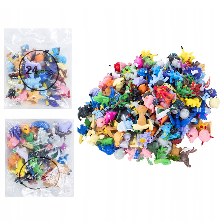 

Pokemon Zestaw 48 Sztuk Figurek Pokemon Go