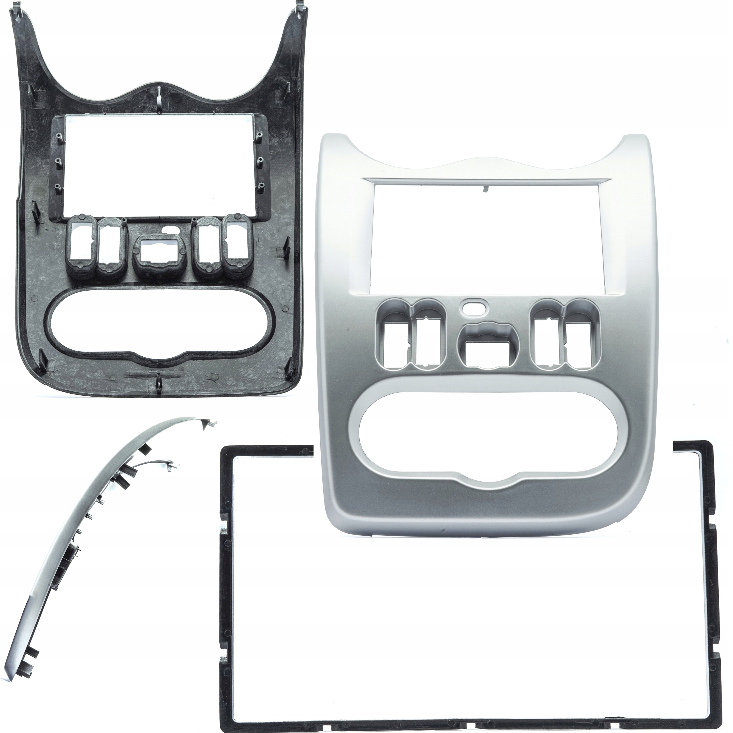 Maskovací Rámik Pre Rádio 2 Din Dacia Logan Duster