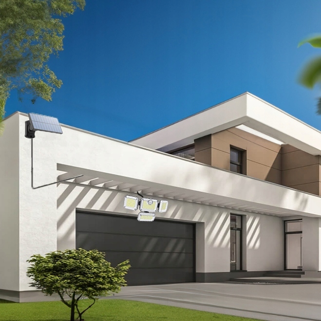 LAMPA ULICZNA CZUJNIK LAMPKA SOLARNA LATARNIA OGRODOWA PANEL PILOT RUCH LED EAN (GTIN) 5902907676911