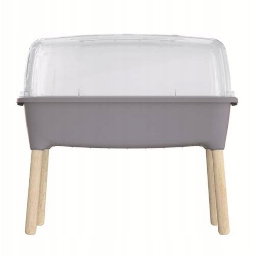 Sadbovač Respana Planter Wood High Set, 78 cm, sivý kameň