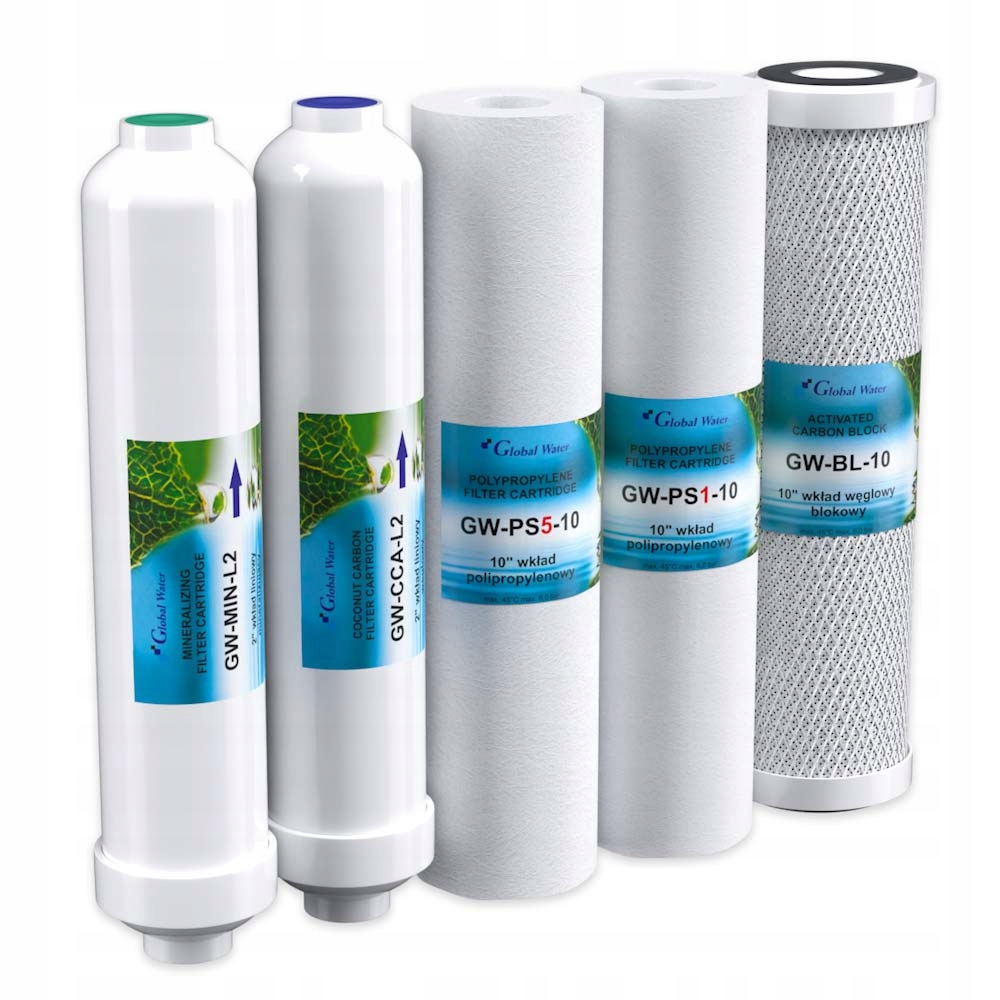 Komplet wkładów GW-SET-RO6 Marka Global Water