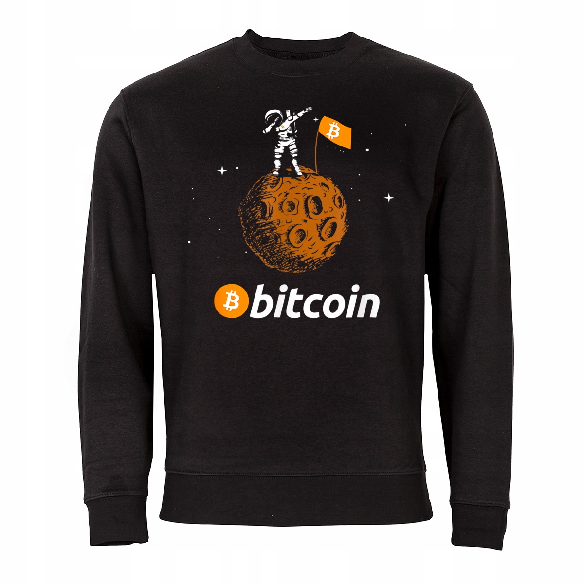 

Męska Bluza Z Nadrukiem Bitcoin Kryptowaluty