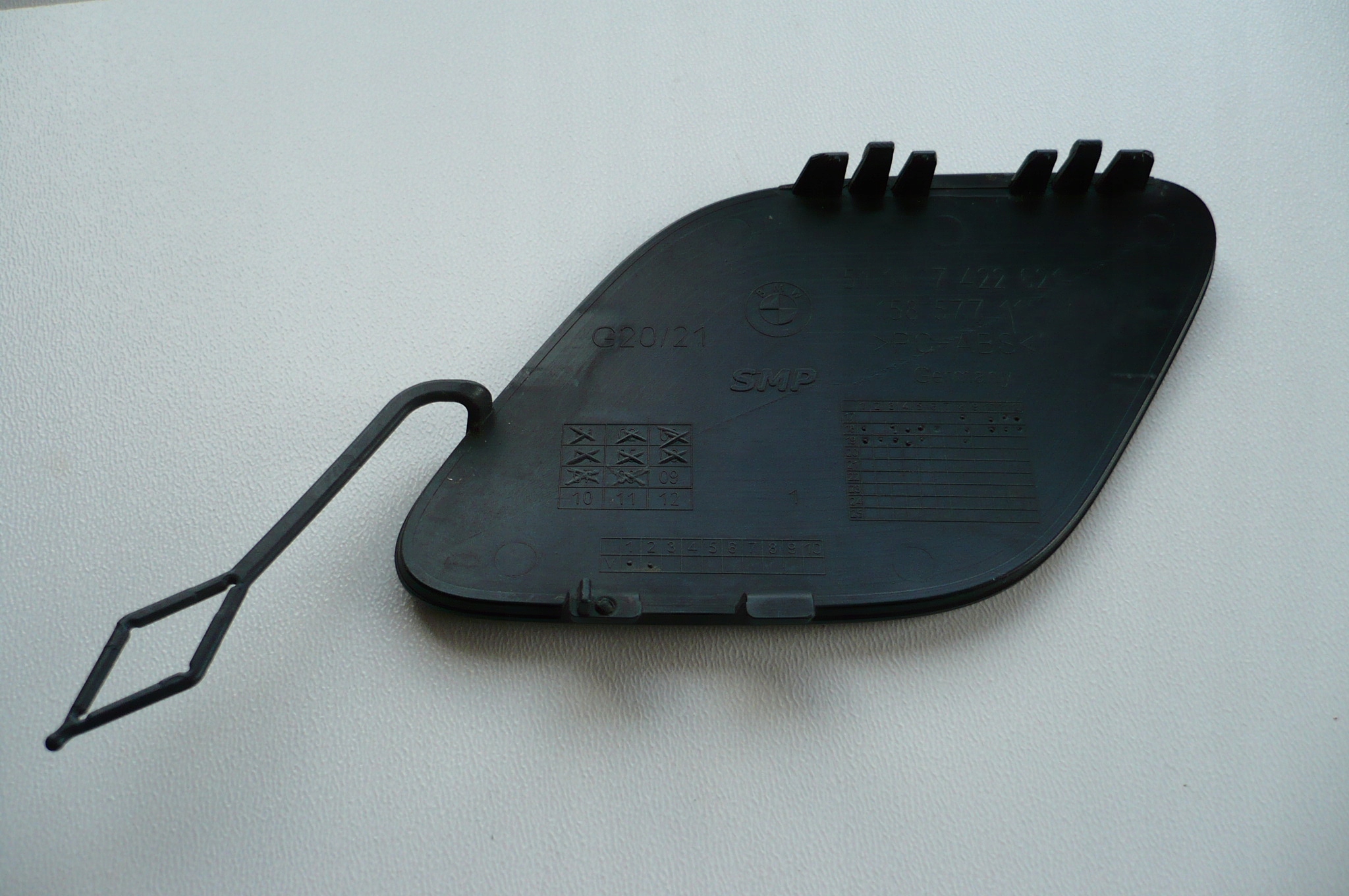 BMW 3 G20/21 towing hook cap bumper front 2018
