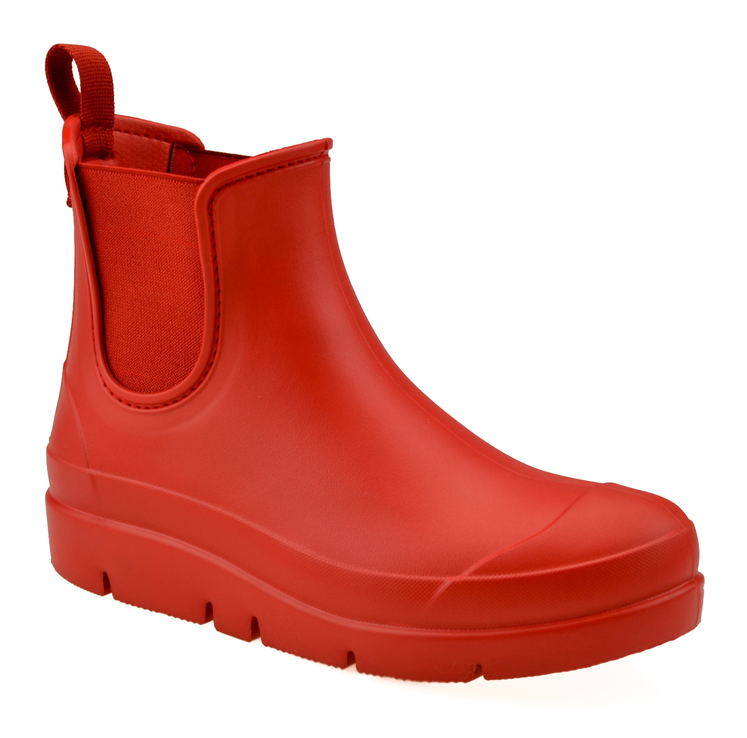 

Kalosze damskie buty Sztyblety płaskie Czerwone 39
