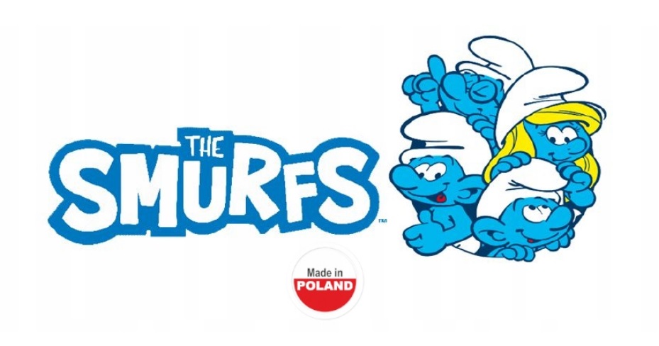 Podest antypoślizgowy stopień schodek WC do toalety Smurfs - SMERFY Maltex Kolor biały