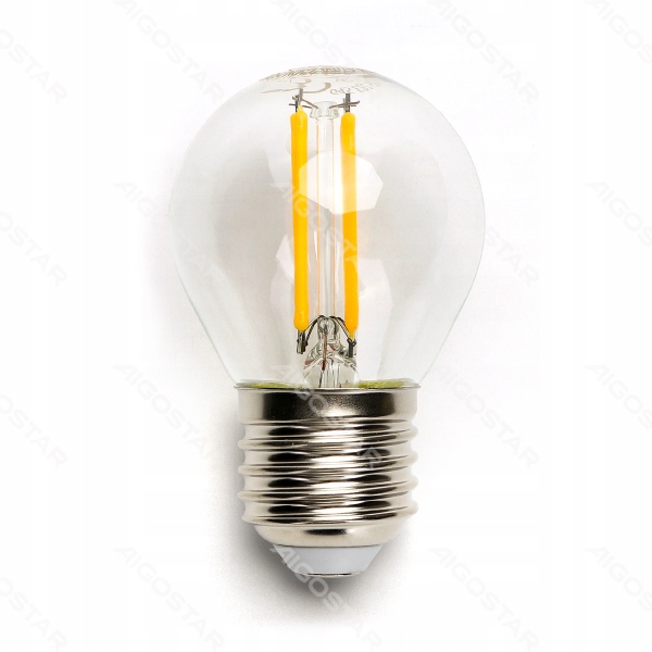 

Żarówka Led E27 4W Filament G45 Ciepła 2700K Aigo