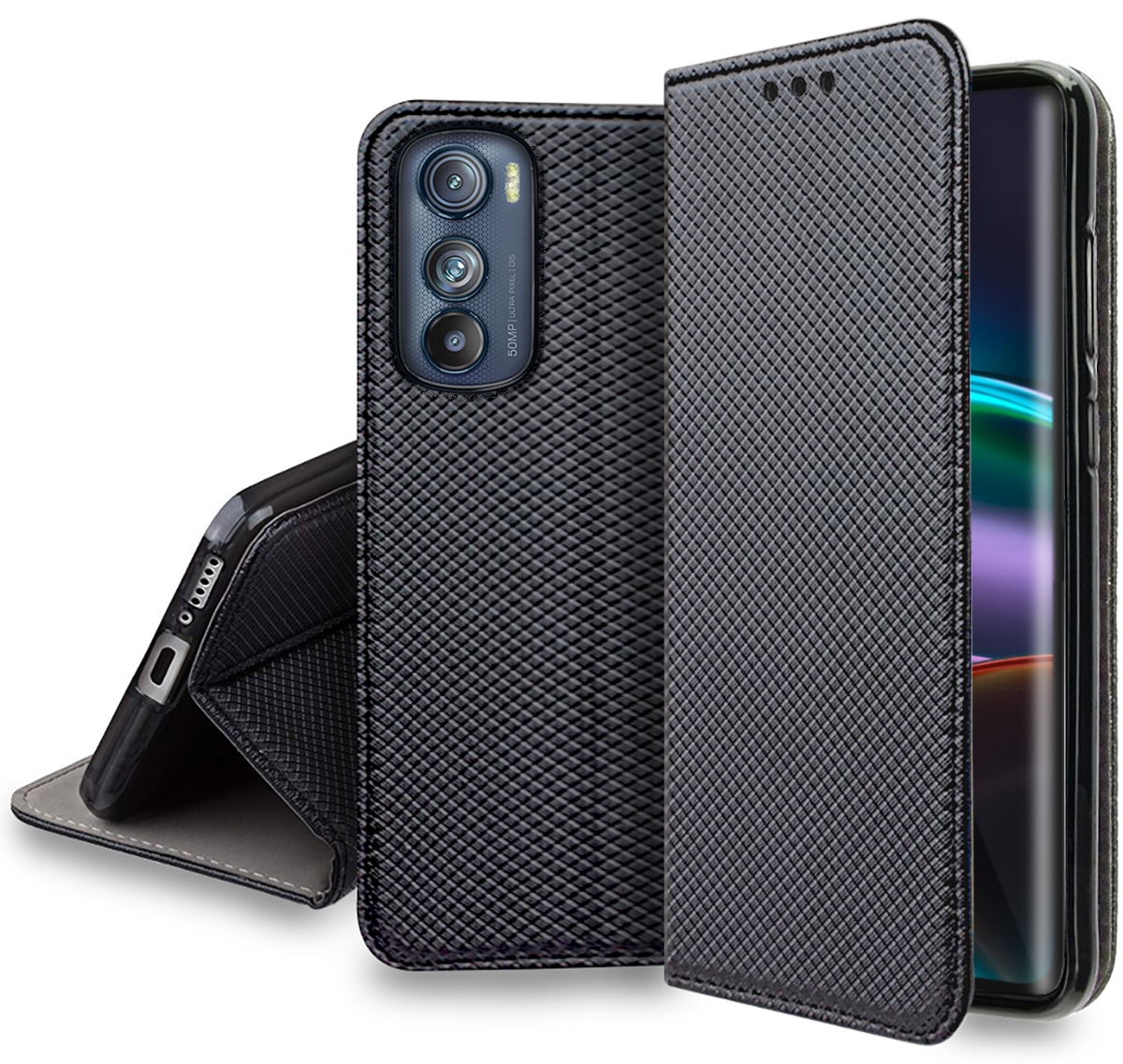 

Etui S-Magnet Case +Szkło do Motorola Moto Edge 30