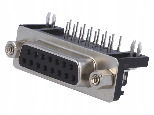 

DHP8-15F Gniazdo Żeńskie Kątowe D-Sub 15PIN E9921