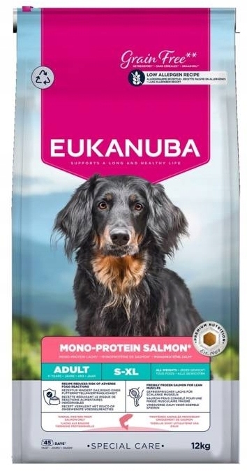 Eukanuba Special Care karma sucha dla psa monoproteinowa łosoś 12 kg