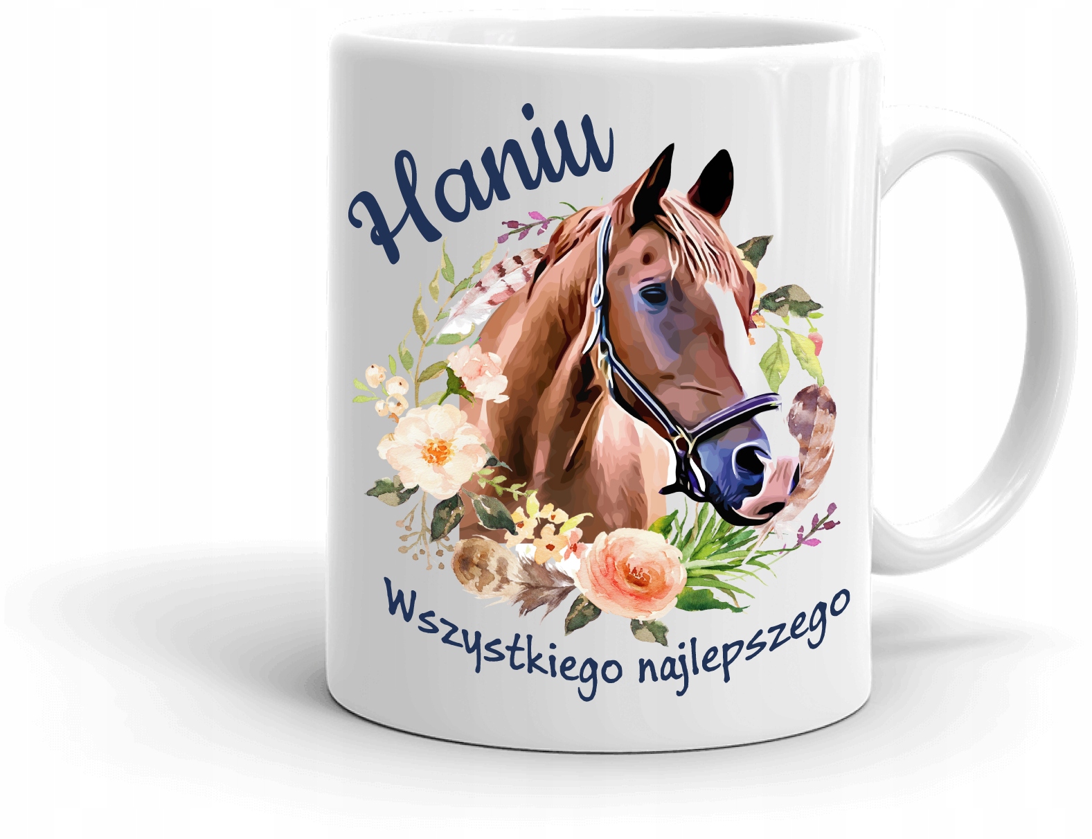 

Kubek z motywem Konia na Urodziny Imię