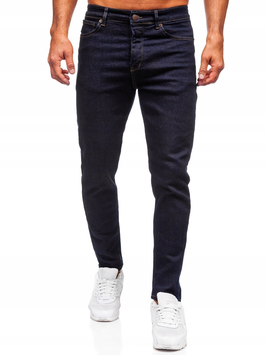 Pánské Džínové Kalhoty Slim Fit Tmavě Modré 5380 DENLEY_30/S