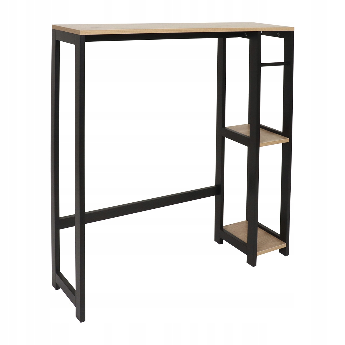 Koupelnový pomocný stolek Mdf hnědý Bergen Loft konzolový regál