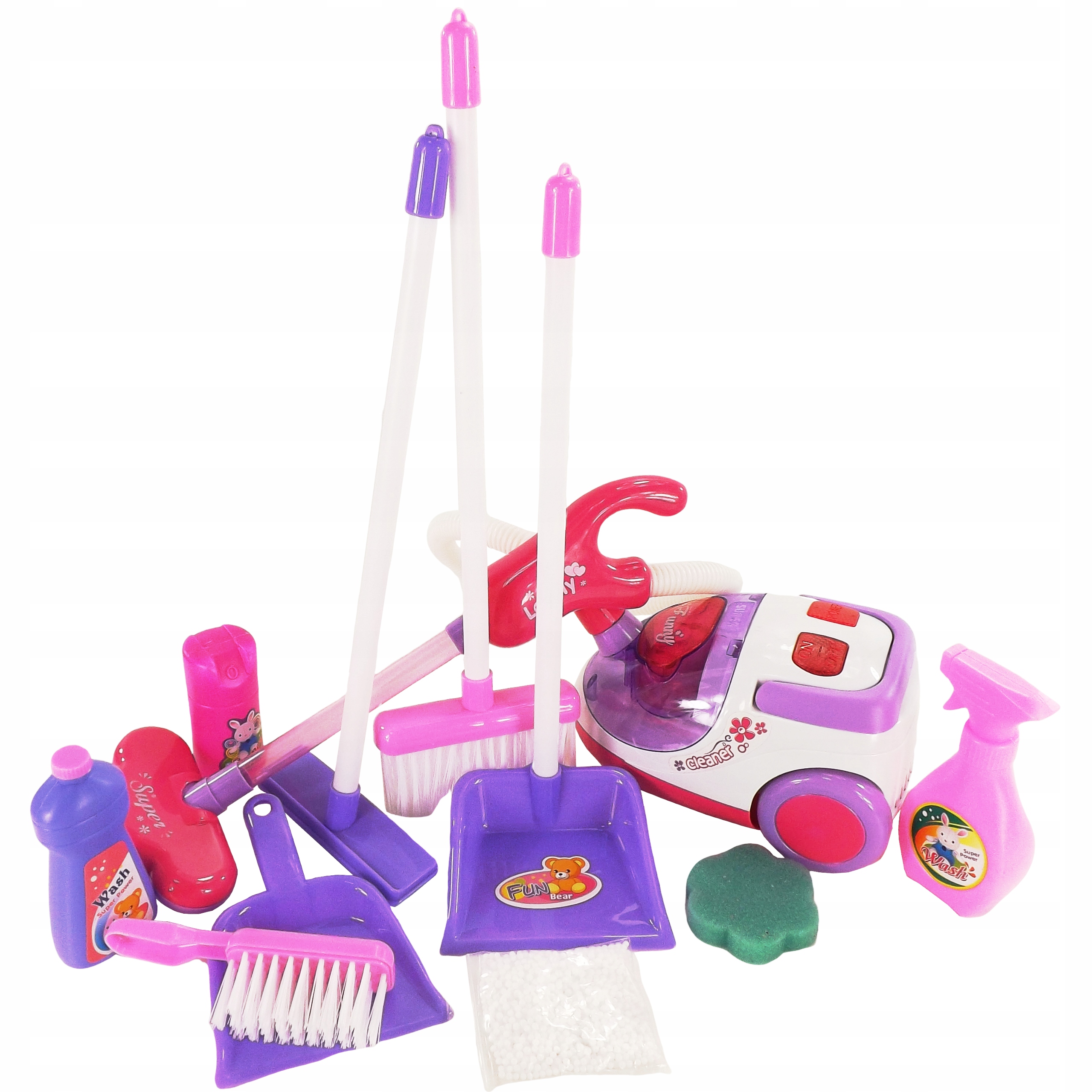 ŚLICZNY ZESTAW DO SPRZĄTANIA ODKURZACZ BATERI 5952 Wysokość produktu 50 cm