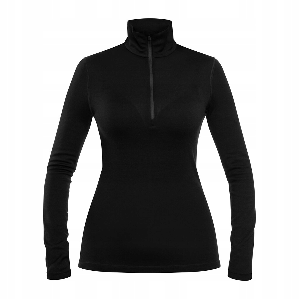 Bluza termoaktywna damska Icebreaker 260 Tech Half-Zip Black L
