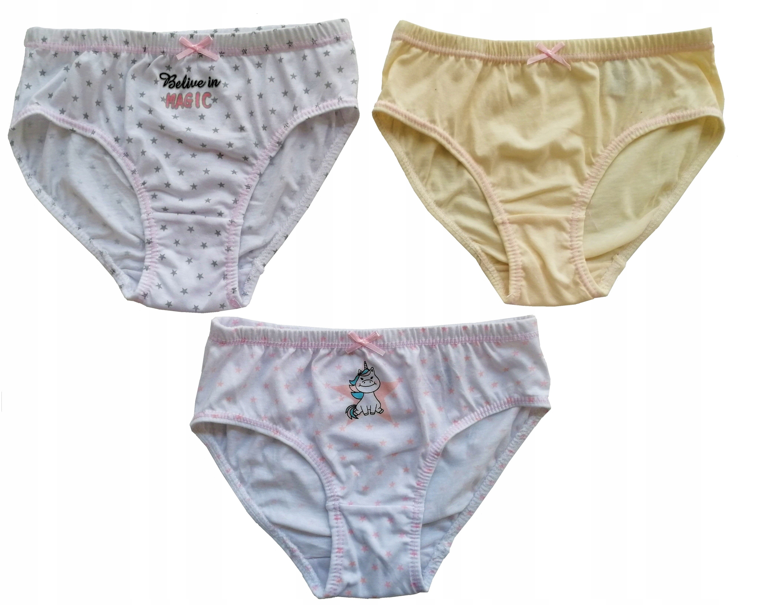 

Figi Majtki dziewczęce 3 szt. FD-033 M 110-116