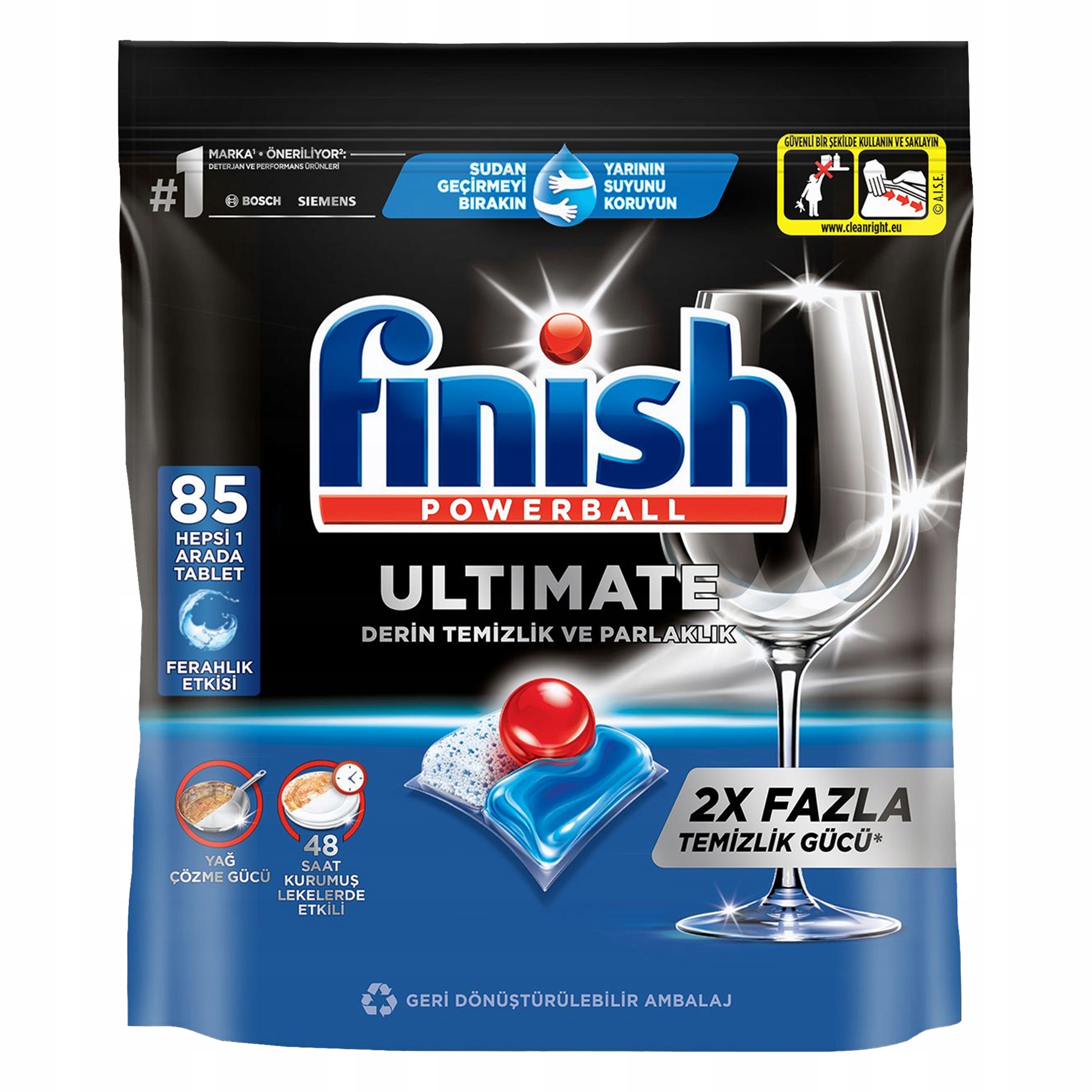 Kapsle do myčky nádobí Finish Powerball Ultimate All in One 85 kusů