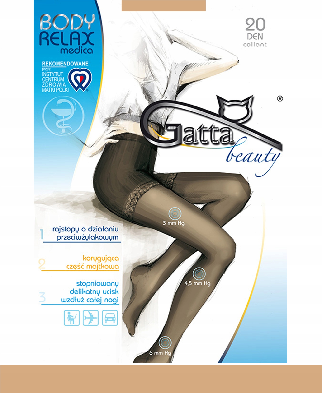 

Gatta Body Relaxmedica 20 Rajstopy da