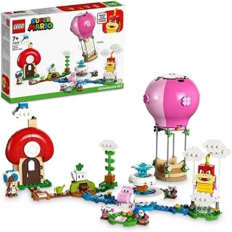 Lego Mario Peach – lot balonem i ogródek – zestaw rozszerzający 71419
