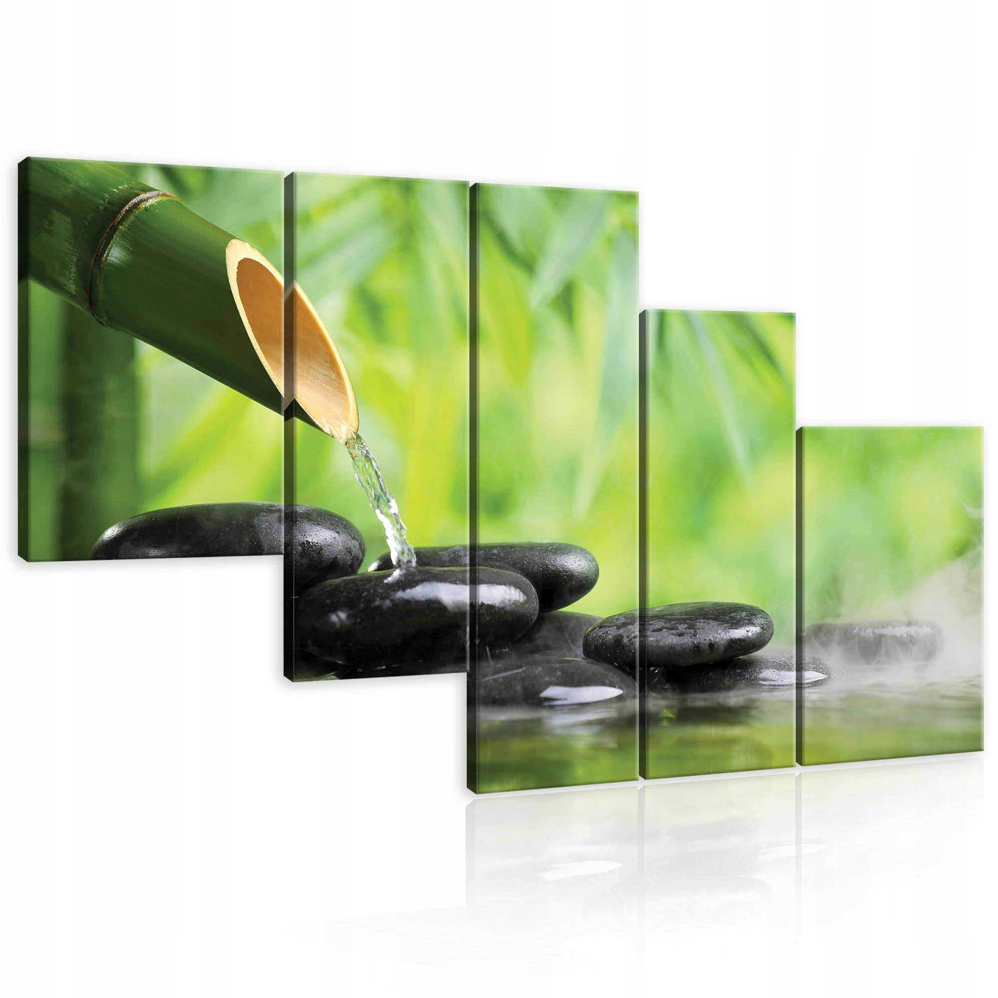 Obraz 170x100 Bambusová fontána zen spa relax harmónia príroda voda