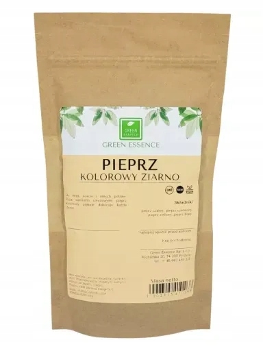 4x Green Essence Pepř barevný, celá zrna 100 g, směs 4 druhů pepře