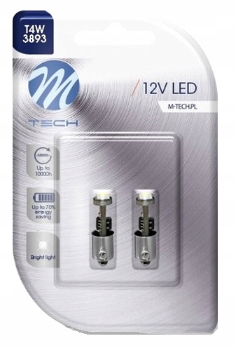 

Żarówka T4W Led 3xSMD5050 Biała Canbus Ba9s
