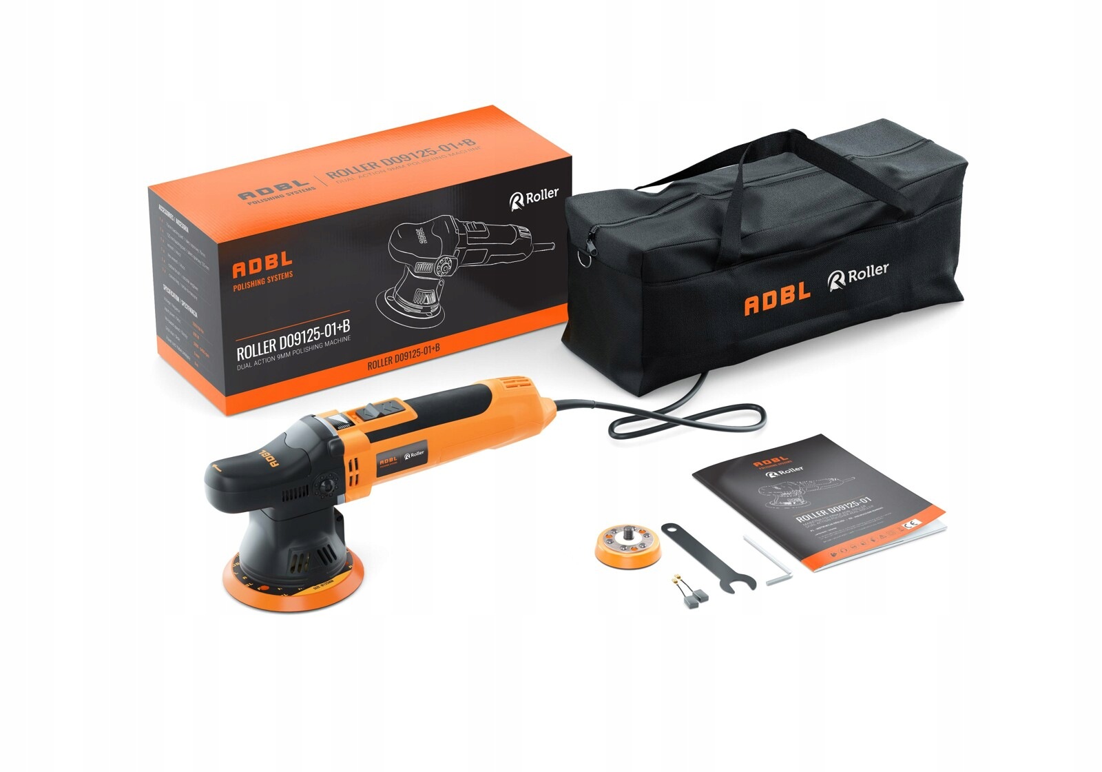 Adbl Roller Da 9mm 650W Polerka samochodowa Dual Action Maszyna Polerska