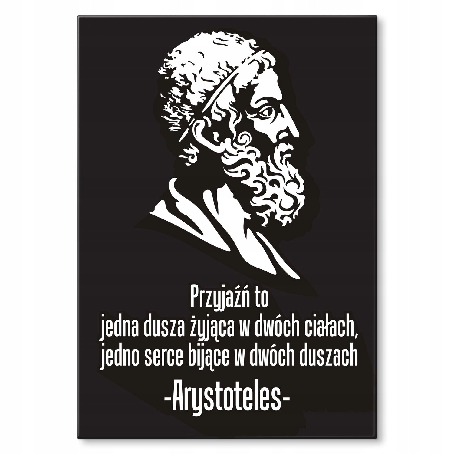 Kovový plakát Aristoteles Dárek 30 x 42 cm