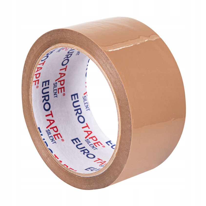 

Eurotape Taśma brązowa klejąca pakowa HotMelt 48mm