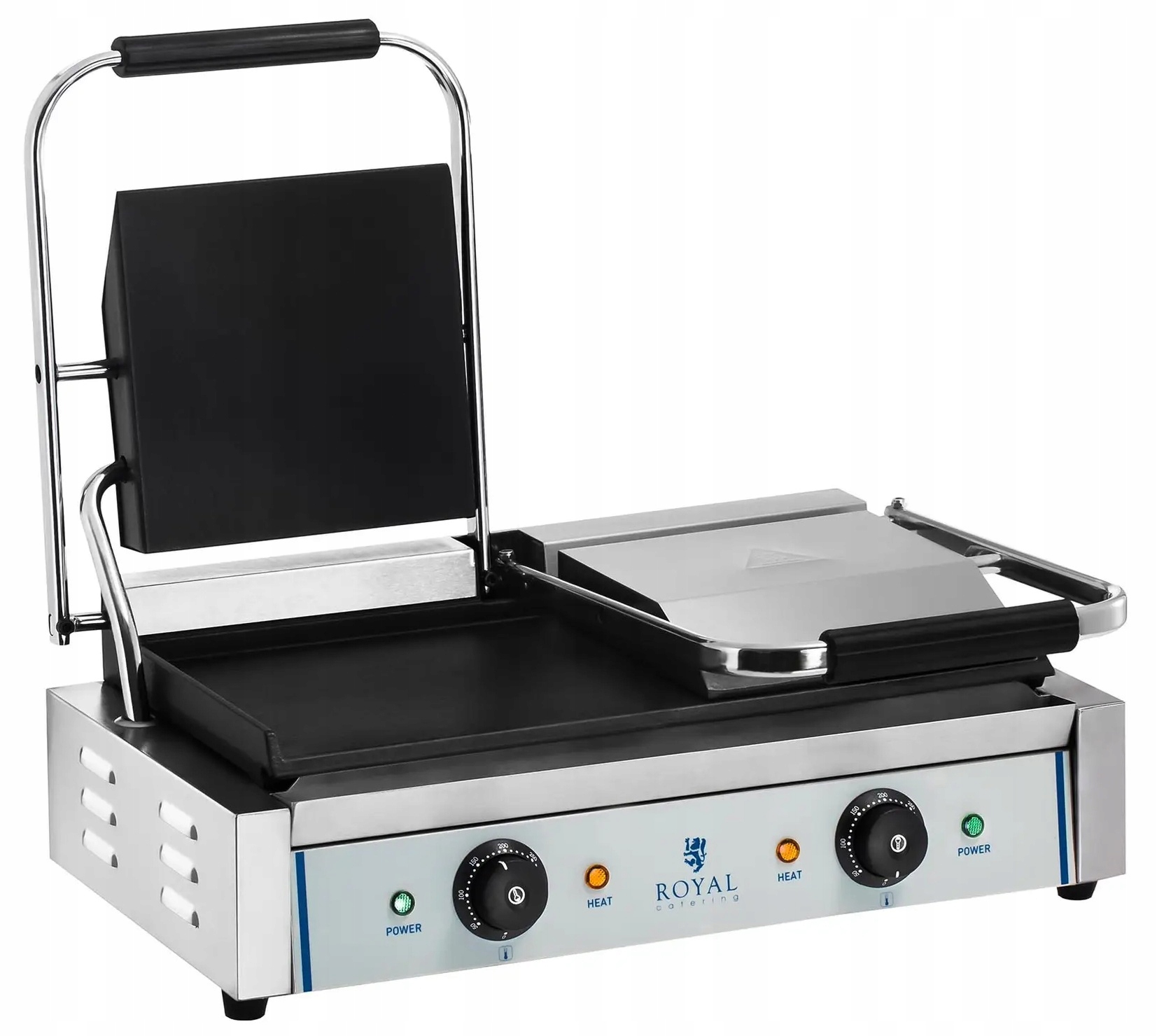 Grill kontaktowy podwójny 3600W gładki Royal Catering RCKG-3600-F 10010335