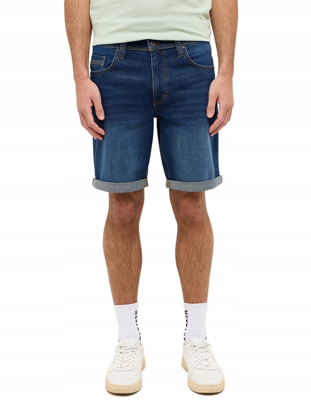 Mustang tmavě modré pánské kraťasy krátké kraťasy kraťasy džínové 33