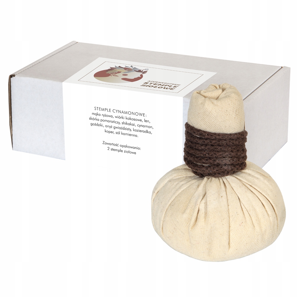 #Ajurwedyjskie stemple ziołowe-cynamonowe2 sztuki