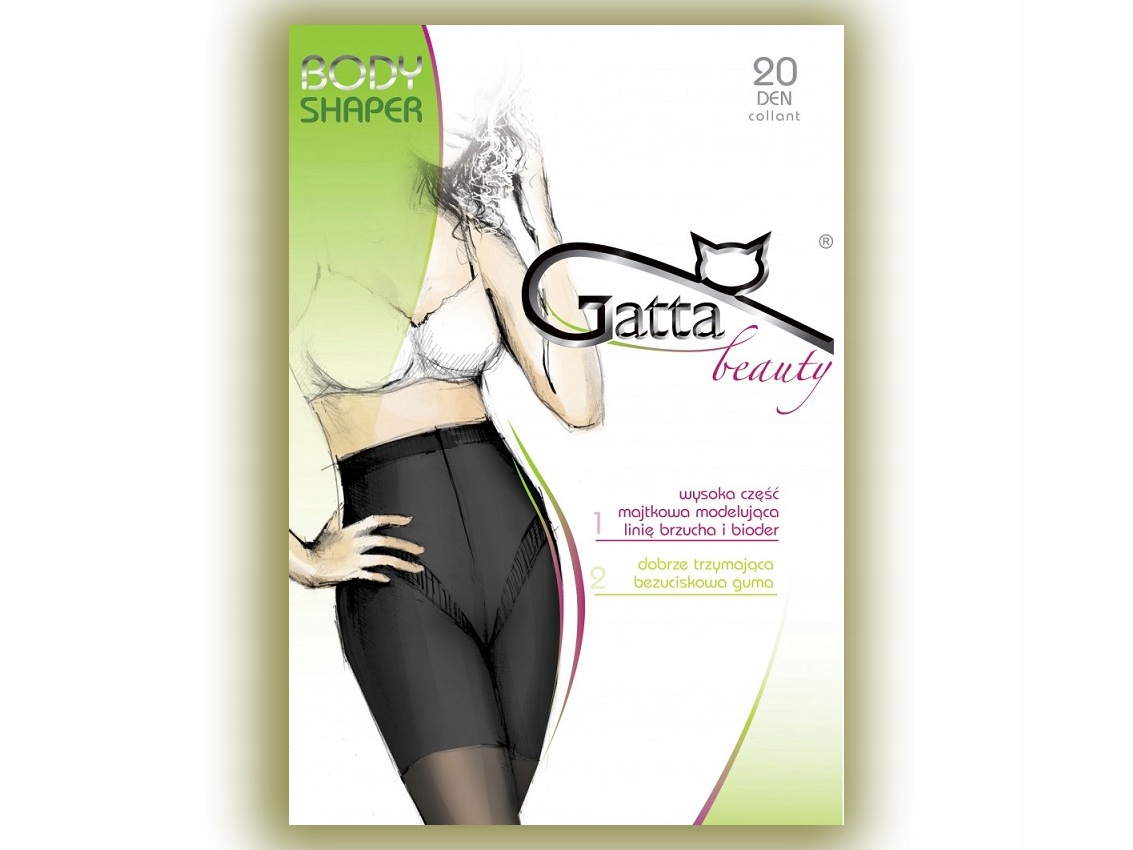 

rajstopy modelujące Gatta Body Shaper 20 Den 2-S