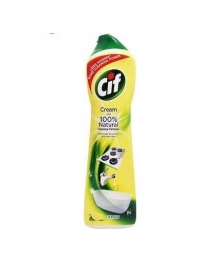 Levně 6X Cif Cream Lemon Čisticí mléko 500 ml