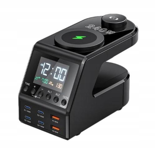 Nabíjecí Stanice 10-IN-1 Multiport Bezdrátové Nabíjení Usb-c Usb-a