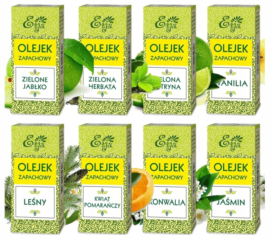 

Zestaw olejki zapachowe 8 olejków zapachowych