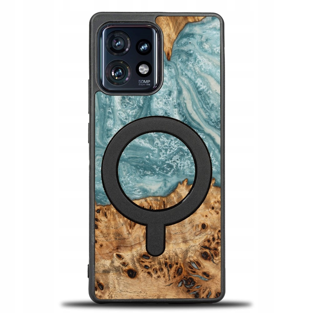 Pouzdro Bewood Unikátní pro Motorola Edge 40 Pro Planety Uran s MagSafe