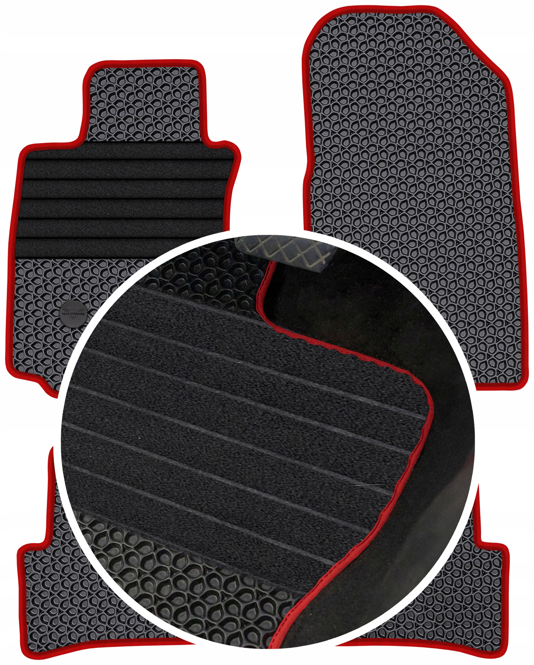 Renault Clio III 2005-2012 Gumové rohože Eva Eternity Posilnenie XXL