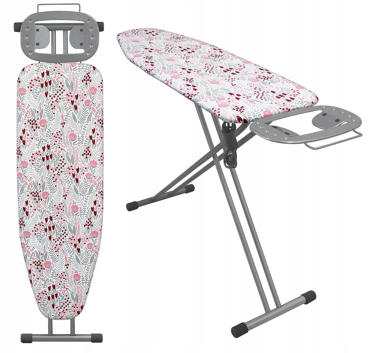 Deska Do Prasowania Duża Szeroki Blat 120x38 Składana Regulowana Z Gniazdem