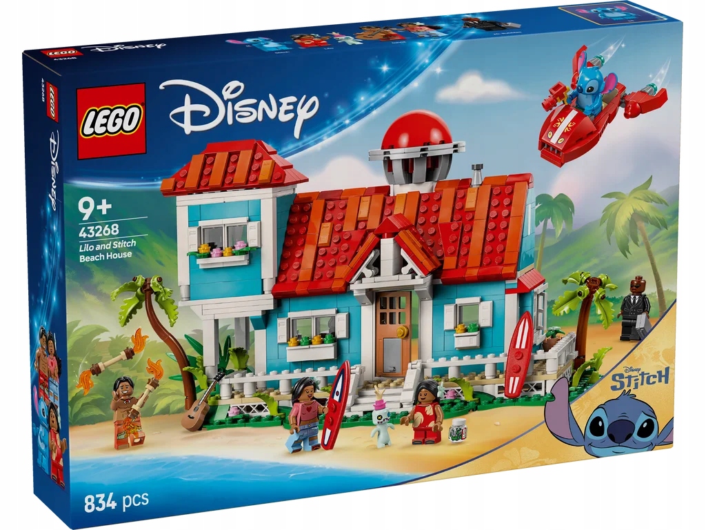 Lego 43268 Disney Classic Domeček na pláži Lilo a Stitcha