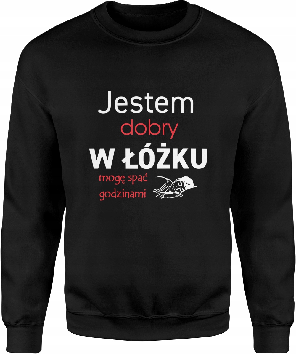 

Bluza Z Nadrukiem Męska Śmieszna Napisami Rozm XXL