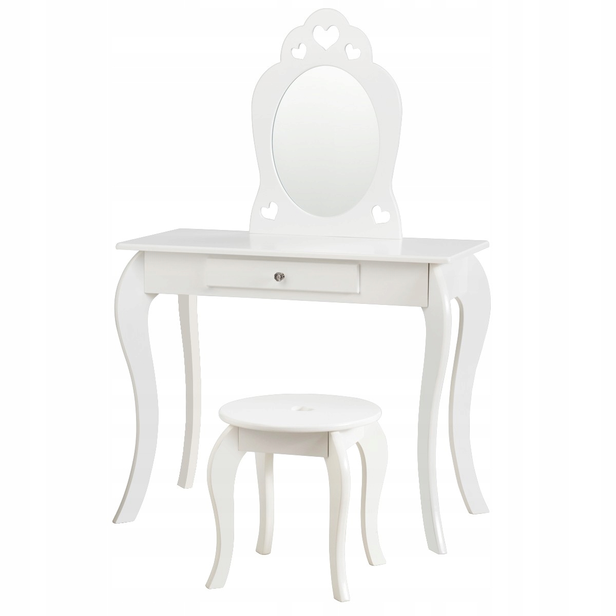 TOALETKA BIURKO DZIECIĘCE Z LUSTREM I TABORETEM