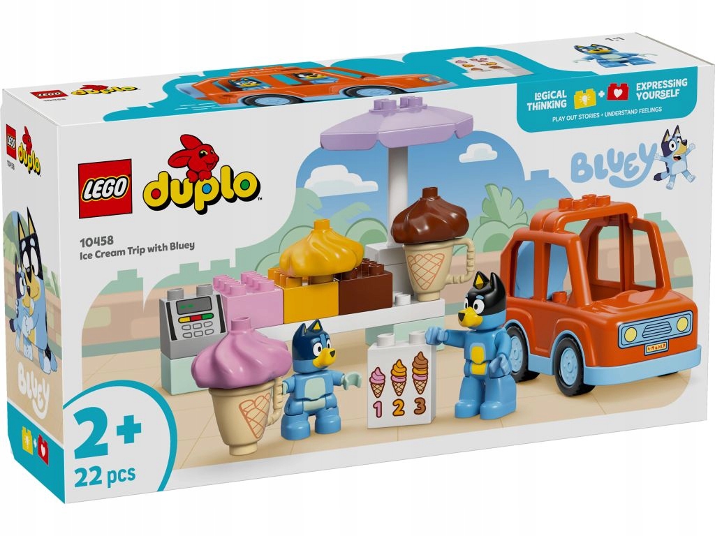 Lego 10458 Duplo Výprava za zmrzlinou s Blue