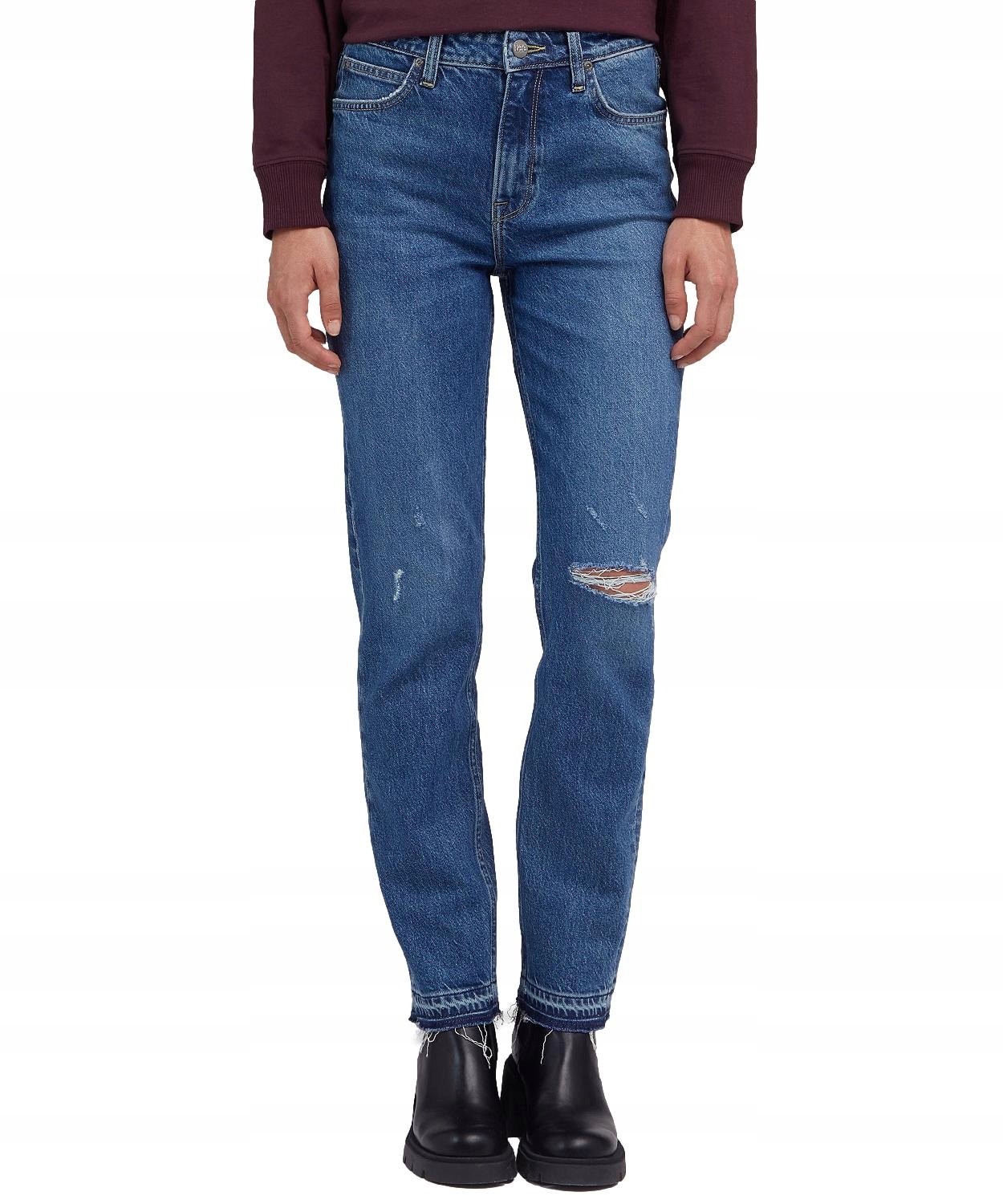 Džíny Lee Carol 112341381 L30UHGD64 Rather Be Blue W 28 L 33