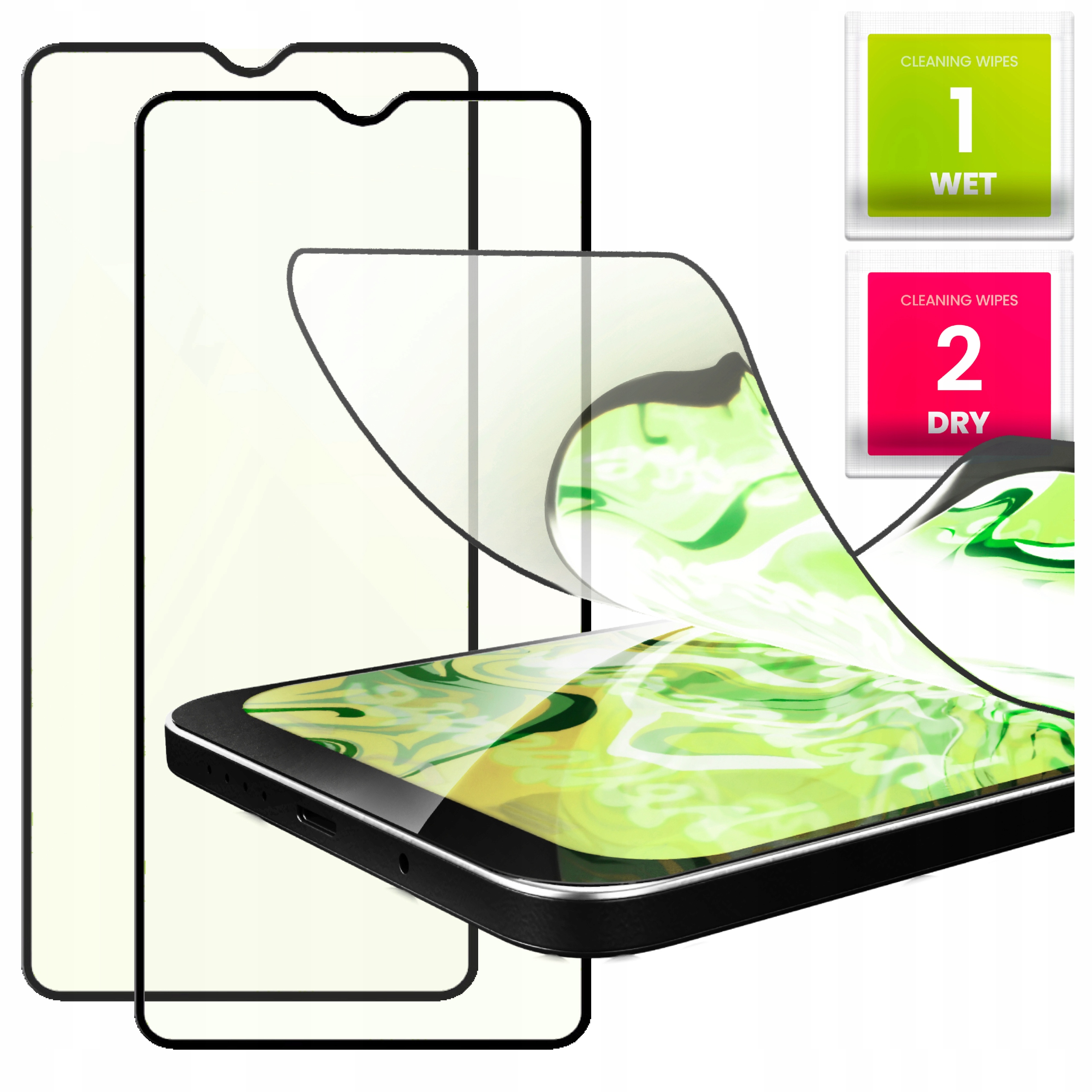 2x Szkło Hybrydowe do Galaxy A32 5G A02 A02S A04 A04S A12 M12